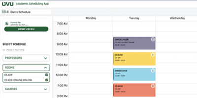 UVU Schedule Builder